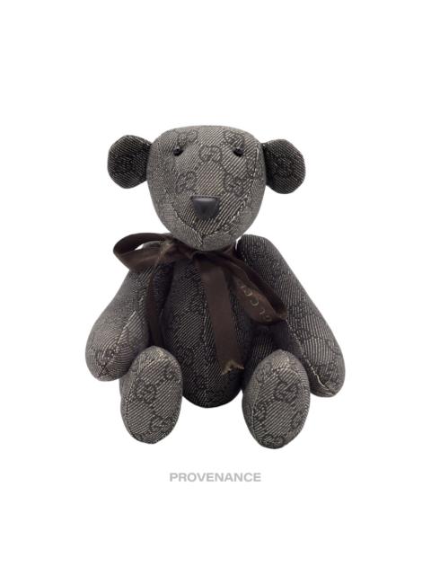 GUCCI Gucci Teddy Bear - Charcoal GG Canvas