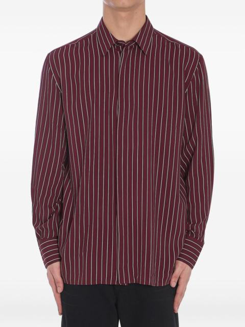 Saint Laurent Men Striped Shirt