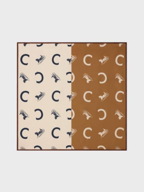 CELINE square IN silk twill