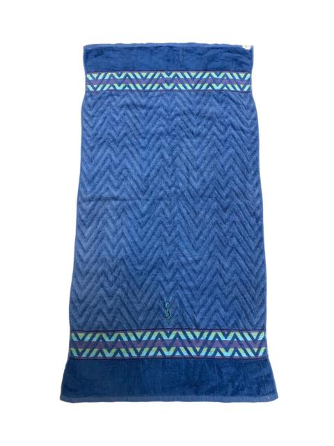 Other Designers Vintage Yves Saint Laurent Ysl Embroided Logo Towel