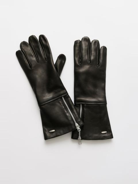 Our Legacy Zipped Glove Black Nappa