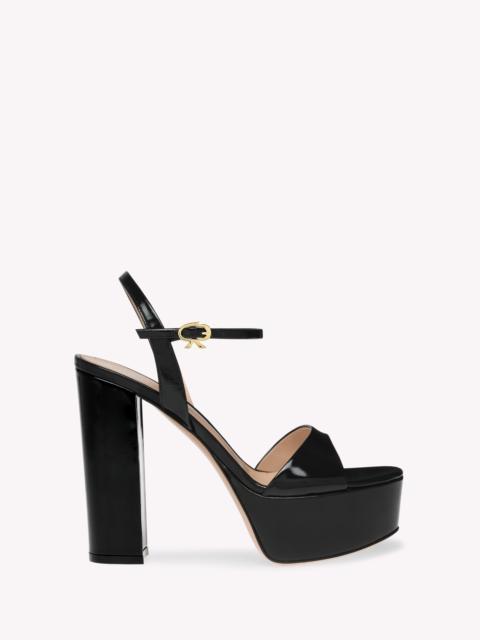 Gianvito Rossi Gianvito Rossi Marlena Sandals in Black Nappa at Nordstrom
