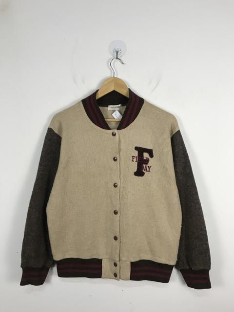 Other Designers Homespun Knitwear - Field Day Acrylic Knit Varsity Jacket #2919