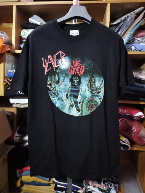 Other Designers Vintage Slayer Live Undead 2004 Hanes Metaltee tour fashion