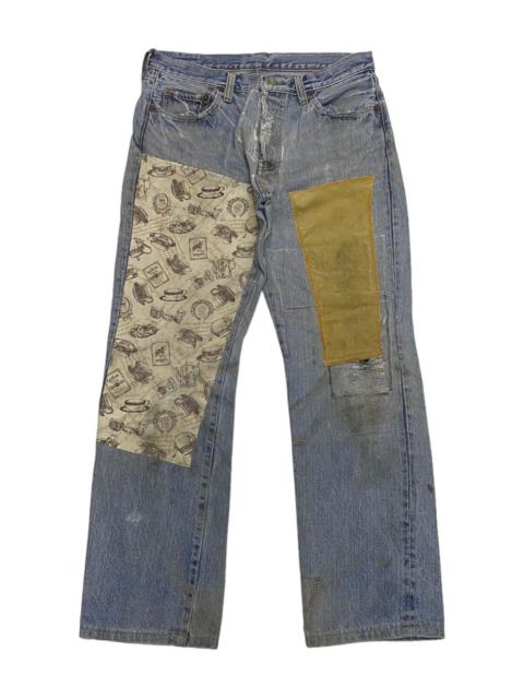Other Designers 🔥VINTAGE PATCHWORK DISTRESSED DENIM JEANS JOHN BULL KAPITAL
