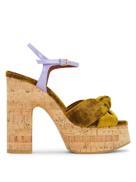 SAINT LAURENT Saint Laurent Bianca Platform Sandals