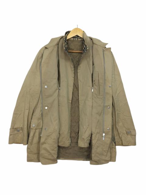 Burberry Vtg BURBERRY LONDON Double Layer Jacket Trench Coat Parka