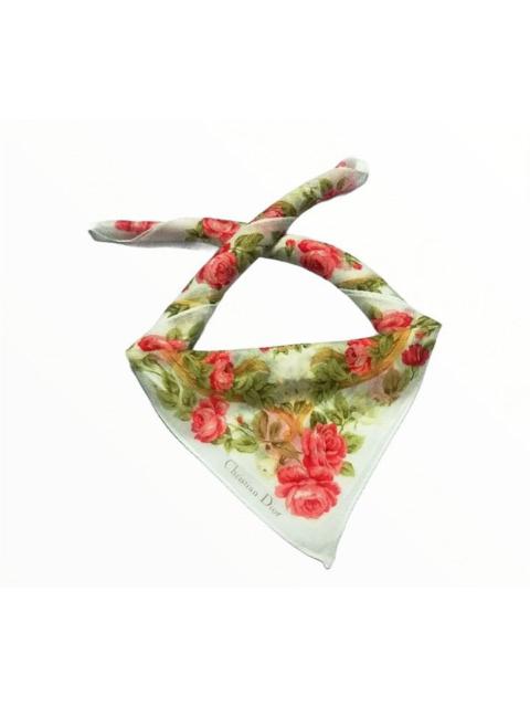 Other Designers Christian Dior Monsieur - Christian Dior Flower Design Handkerchief Luxury style
