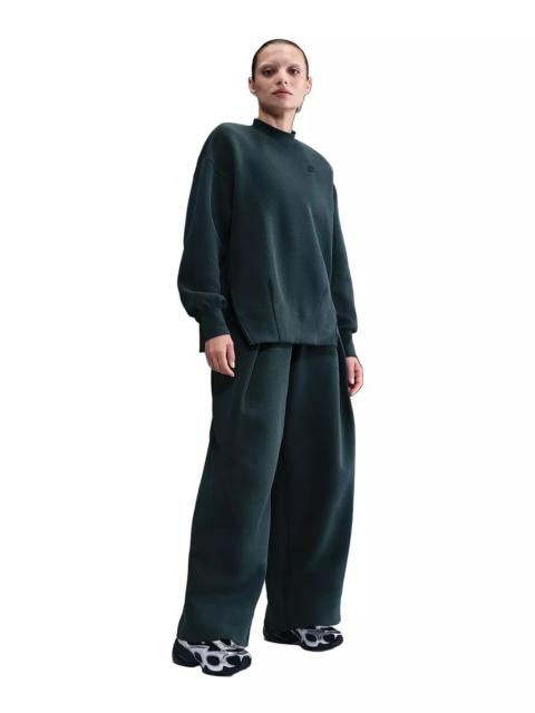 Nike Women's Sportswear Tech Fleece High-Waisted Pleated Pants - Green