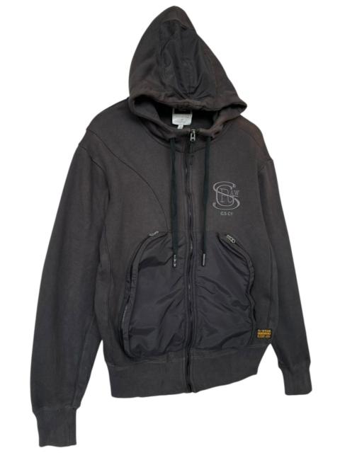 Other Designers G-Star - G Star Raw Black Parachute Bomber Zipper Hoodie