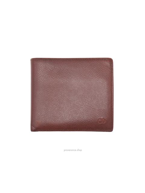 Dior Christian Dior Bifold Wallet - Brown Leather