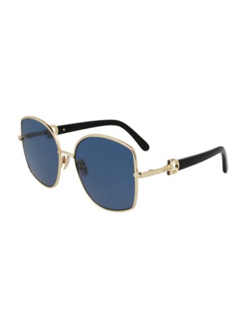 FERRAGAMO Ferragamo Blue Butterfly Ladies Sunglasses SF304SN 738 58