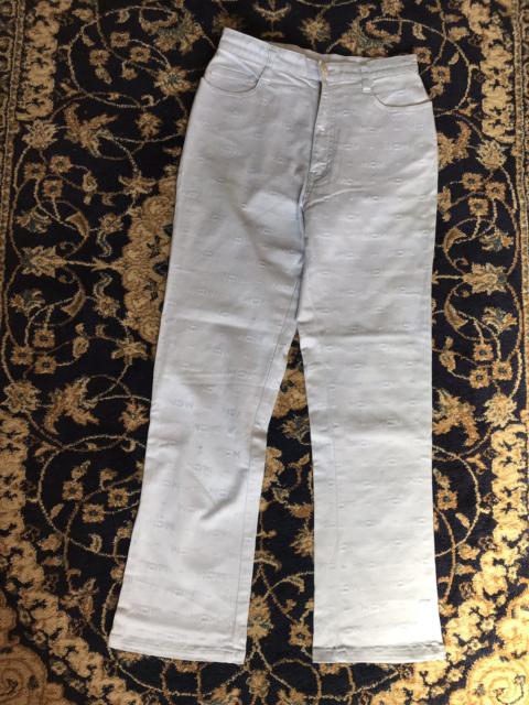 Vintage Soft Blue Monogram Pant