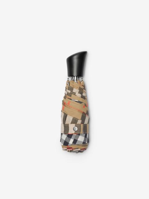 Burberry Check Folding Umbrella