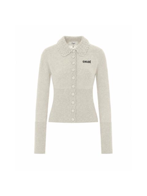 Chloé Chloe' Women Logo Slim Fit Cardigan