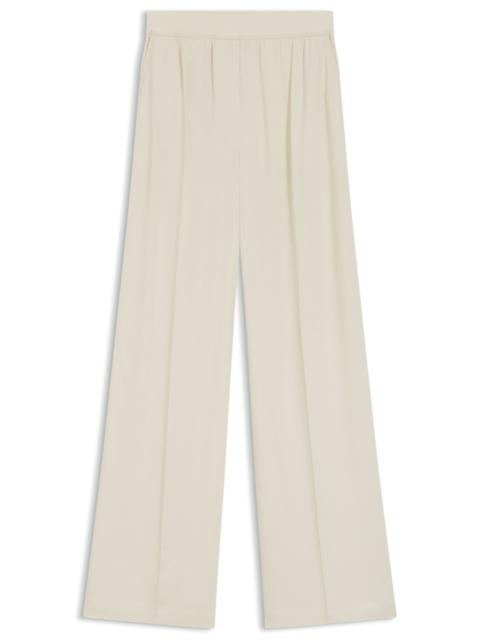 BOSS RELAXED-FIT TROUSERS IN FLUID CREPE