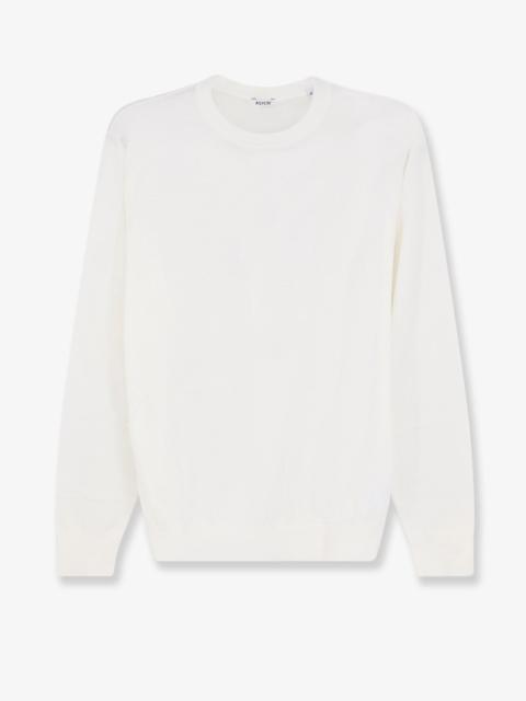 Aspesi Aspesi Cotton Silk Linen Blend Sweater White