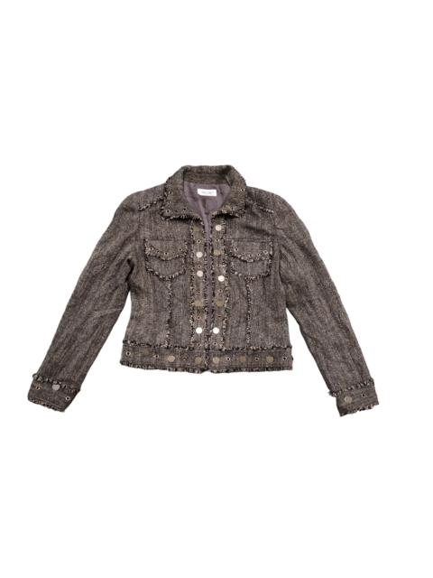 Other Designers Japanese Brand - Rare🔥Tweed Wool Jacket Style