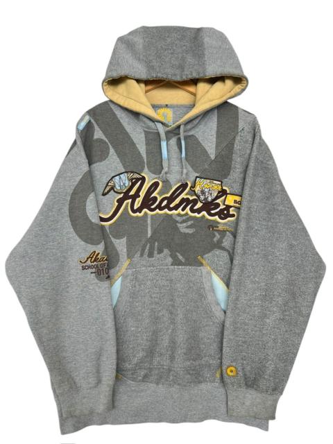 Other Designers Vintage 2000s Y2k Akademiks Japan Baggy Boxy Grey Hoodie