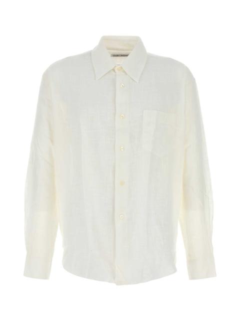 Our Legacy Our Legacy Men White Cotton Coco Shirt