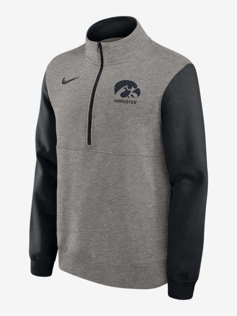 Nike Iowa Club Men's Nike College 1/2-Zip Crew