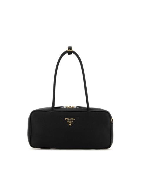 Prada Prada Black Leather Shoulder Bag