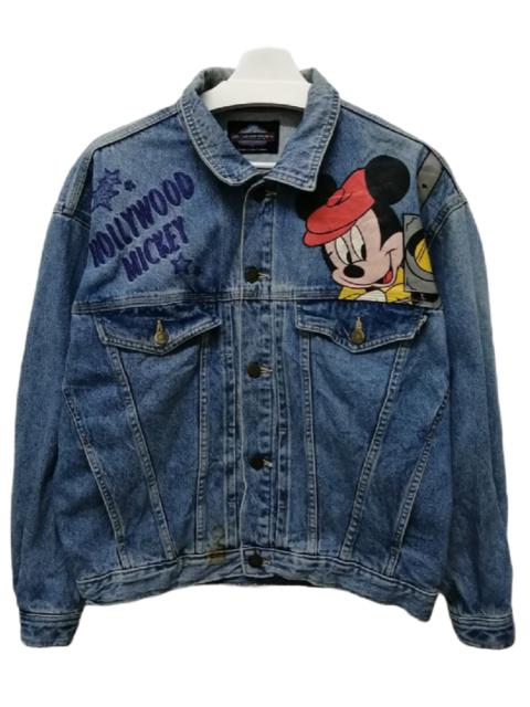 Other Designers Vintage - 🔥RARE🔥Vintage HOLLYWOOD MICKEY Walt Disney Denim Jacket