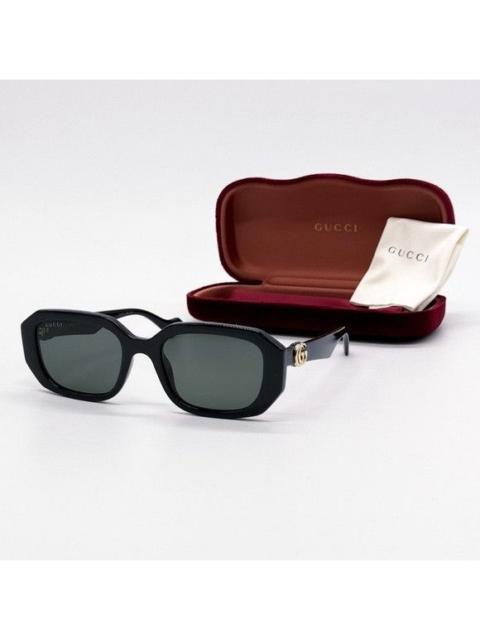 GUCCI NEW GUCCI GG1535S 001 GEOMETRIC BLACK GREY WOMEN SUNGLASSES