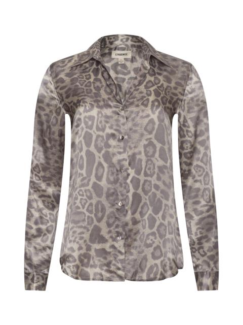 L'AGENCE Tyler Silk Blouse