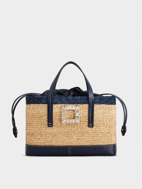 Viv' Skate Shopping Bag in raffia