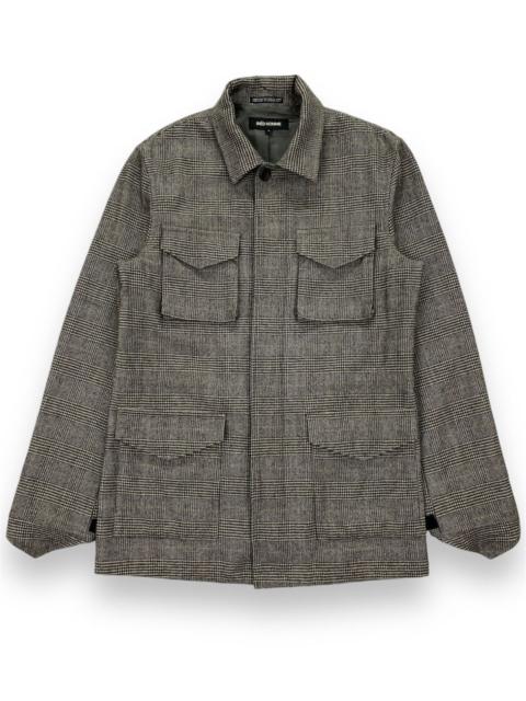 Yohji Yamamoto Ined Homme Yohji Yamamoto Plaid Wool Field Jacket