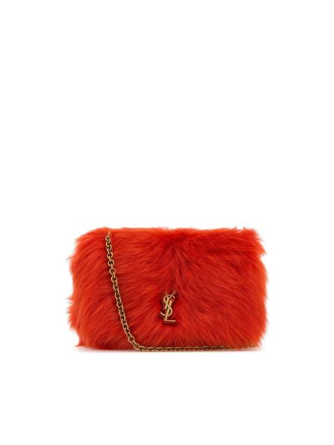 SAINT LAURENT SAINT LAURENT Jamie Mini 4.3 Orange Fur Shoulder Bag New & A