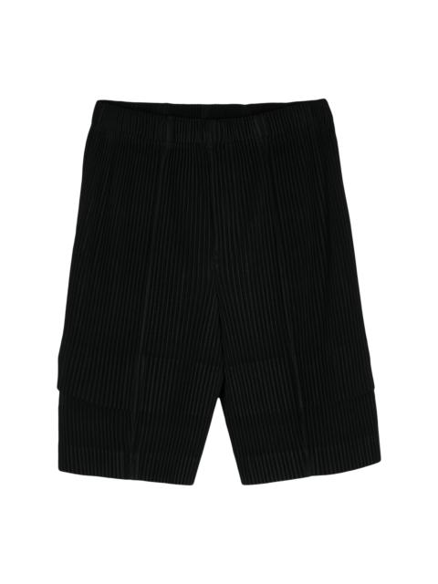 ISSEY MIYAKE SS24 CARGO PLEATS SHORTS - BLACK