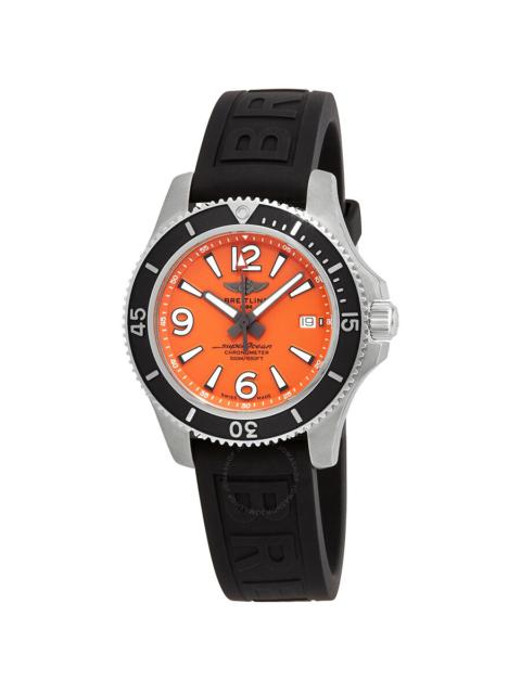 BREITLING Breitling Superocean 42 Automatic Chronometer Orange Dial Men's Watch A17366D7101S1
