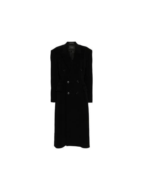 BALENCIAGA Balenciaga Cashmere And Wool Cinched Coat Women