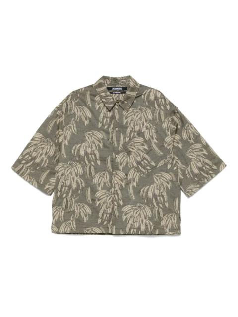 JACQUEMUS Jacquemus Men Jacquard Effect Shirt