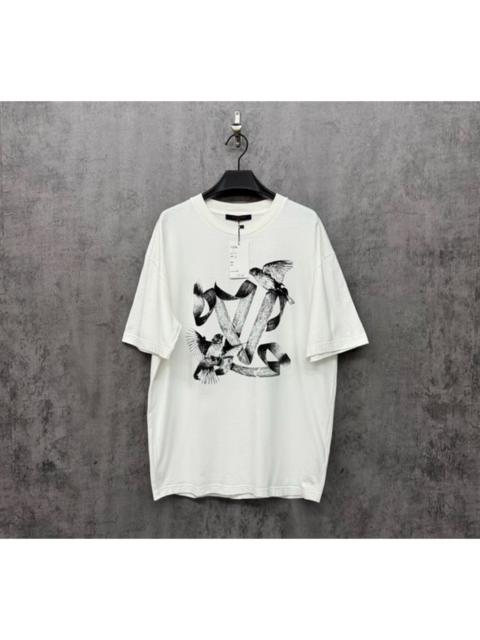 Louis Vuitton Louis Vuitton Peace Dove Logo Casual Short-Sleeve Shirt
