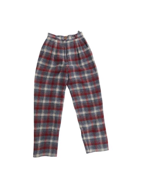 Other Designers Japanese Brand - Japan Brand Dixie Sport Tartan Baggy High Waist Pants