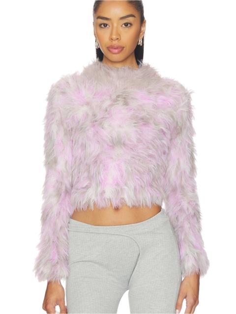 Diesel Annika Faux Fur Top
