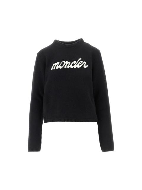 Moncler WOOL AND CASHMERE SWEATER WITH LOGO