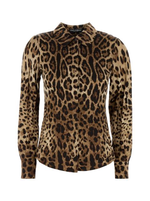 Dolce & Gabbana Women Printed Satin Shirt