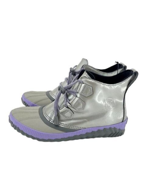 Sorel Women's Out N About Chrome Purple Waterproof Boot SZ 6 New