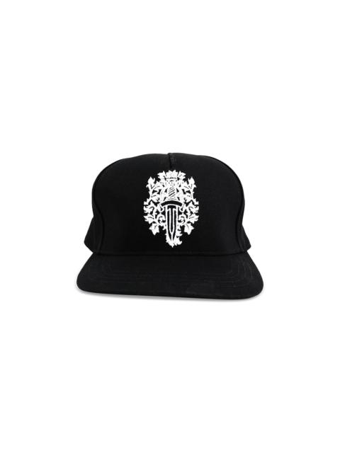 Chrome Hearts Dagger Denim Baseball Hat 'Black/White'