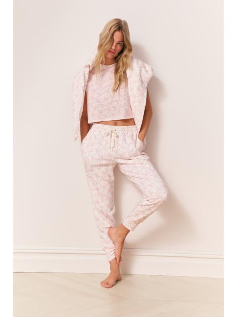 LoveShackFancy Rubin Cotton Cropped Tee