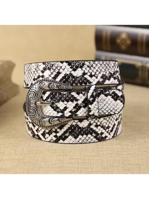 Other Designers Leather - 90 cm Python PU Belt Bohemian Style Belt