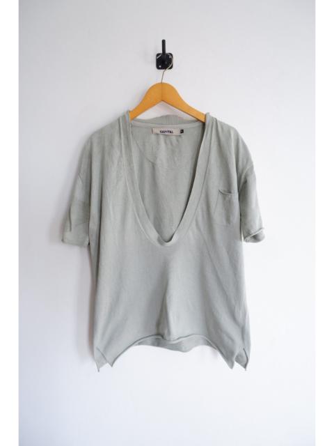 Kapital Vintage Kapital Knit V neck T shirt