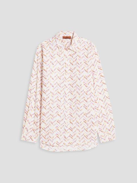 Missoni Broderie anglaise cotton shirt