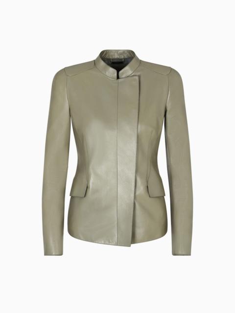 GIORGIO ARMANI LAMBSKIN SHORT JACKET