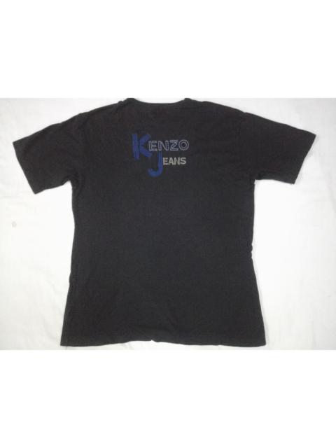 Other Designers Vintage - KJ KENZO JEANS Tee T Shirt Embroidery Logo Design