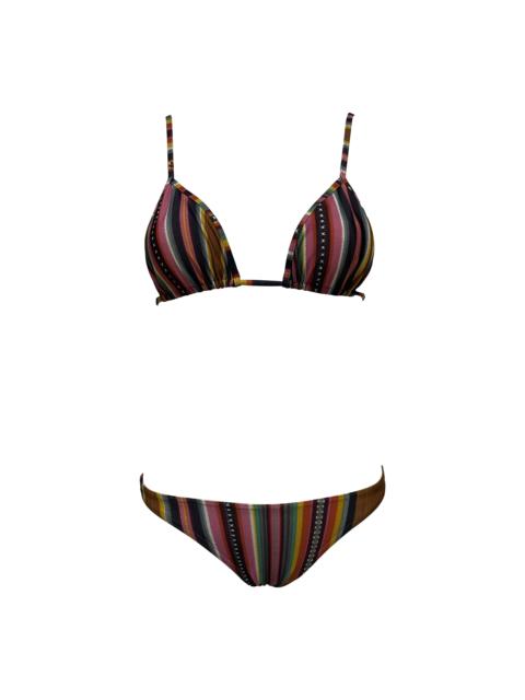 Dior CHRISTIAN DIOR Spring Summer 2002 Striped Bikini